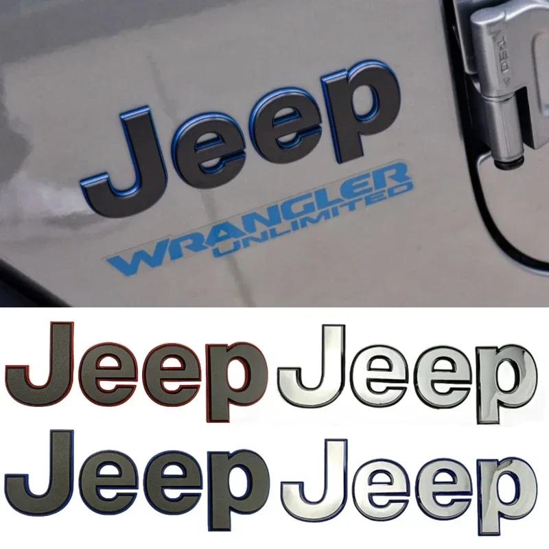 ABS Car Front Emblem for Jeep Grand Cherokee Commander Renegade Liberty Compass Patriot Wrangler Tj Jk Trunk Sticker Decoration AMR1