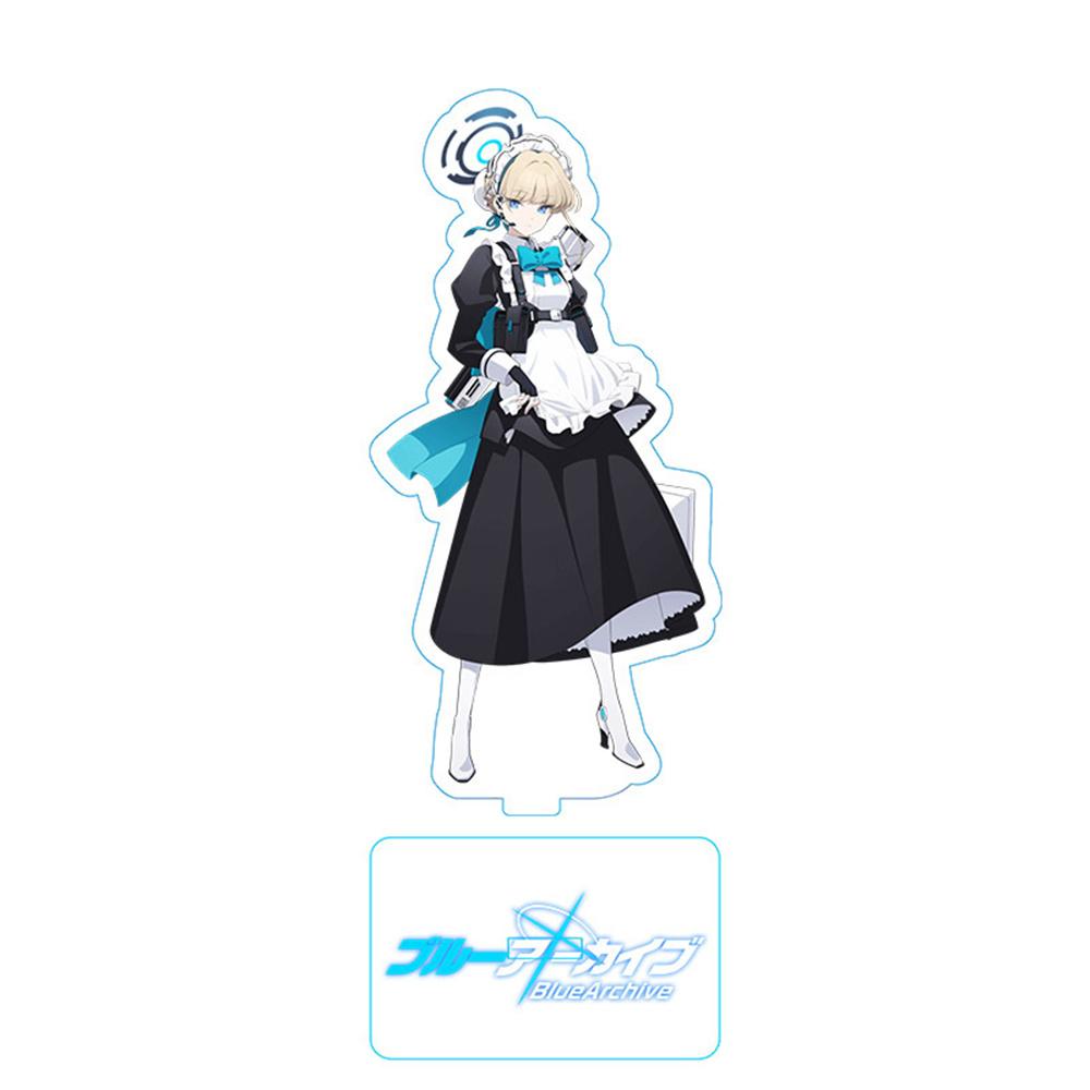 Hot Anime Blue Archive Takanashi Hoshino Cosplay Game Acrylic Action Figure Stand Model Toy Decor Prop Fans Collection Gift