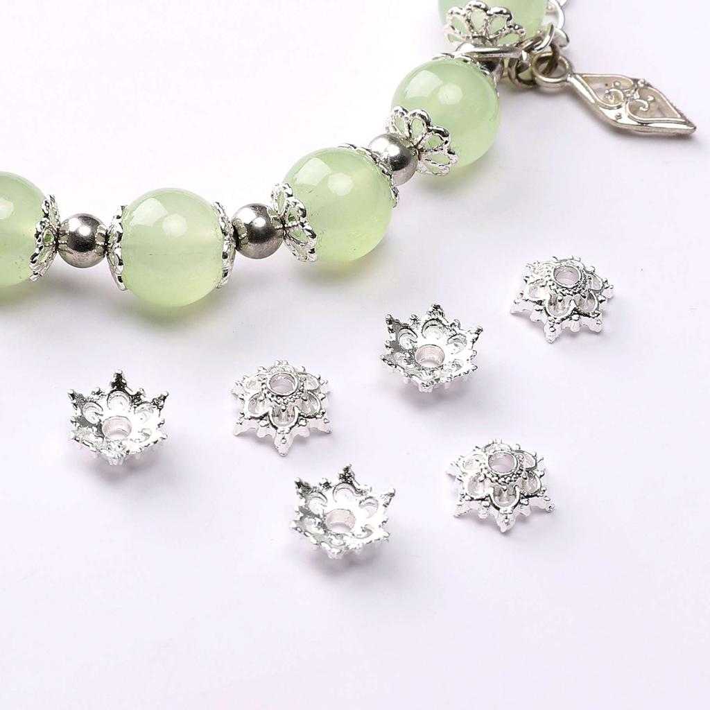 Alloy Flower Tray Spacer Accessories Charms Pendant For Jewelry Making DIY Earring Necklace Bracelet