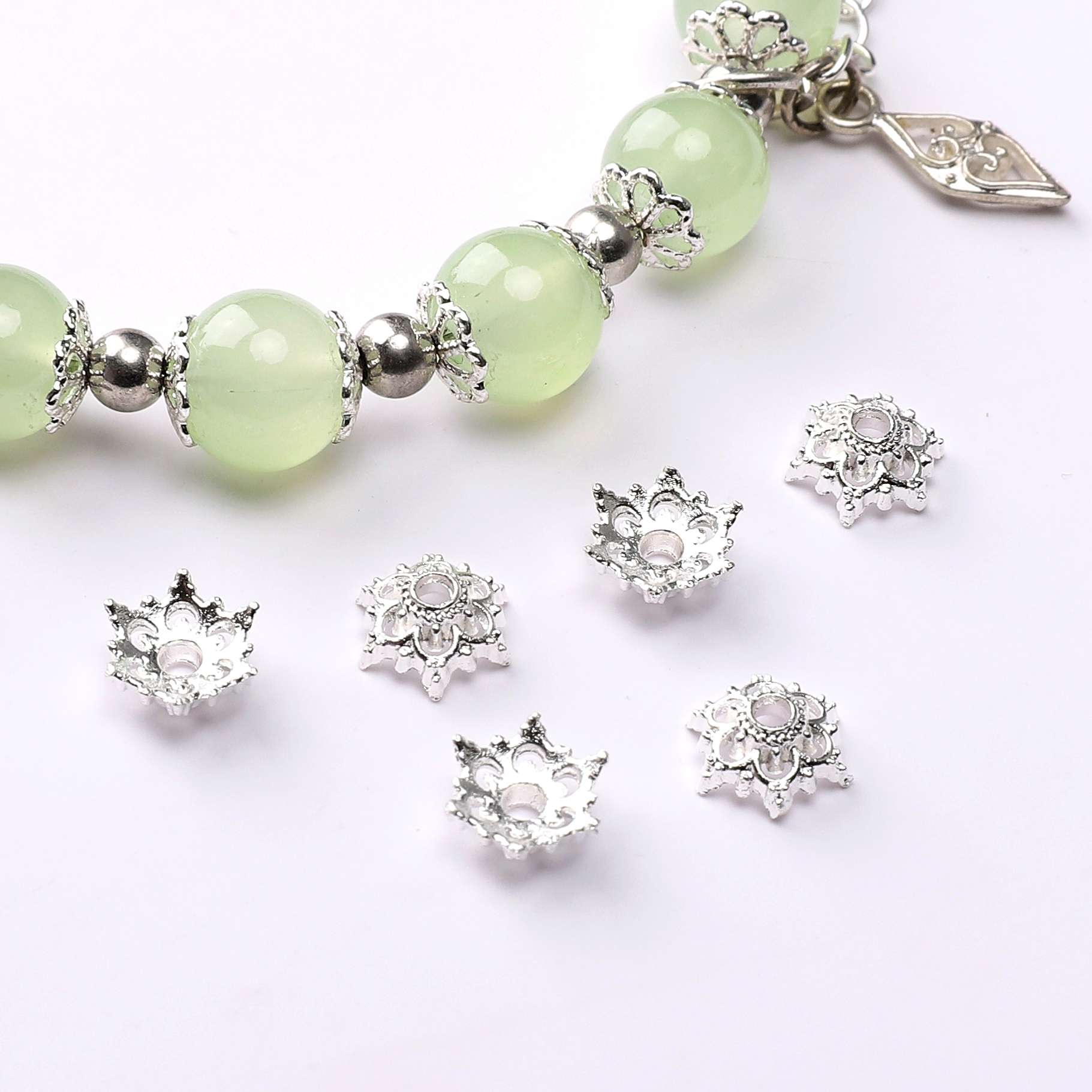 

Сплав Цветок Поднос Разделитель Аксессуары Подвески Подвеска Для Изготовления Ювелирных Изделий DIY Серьги Ожерелье Браслет 16 7mm 50pcs