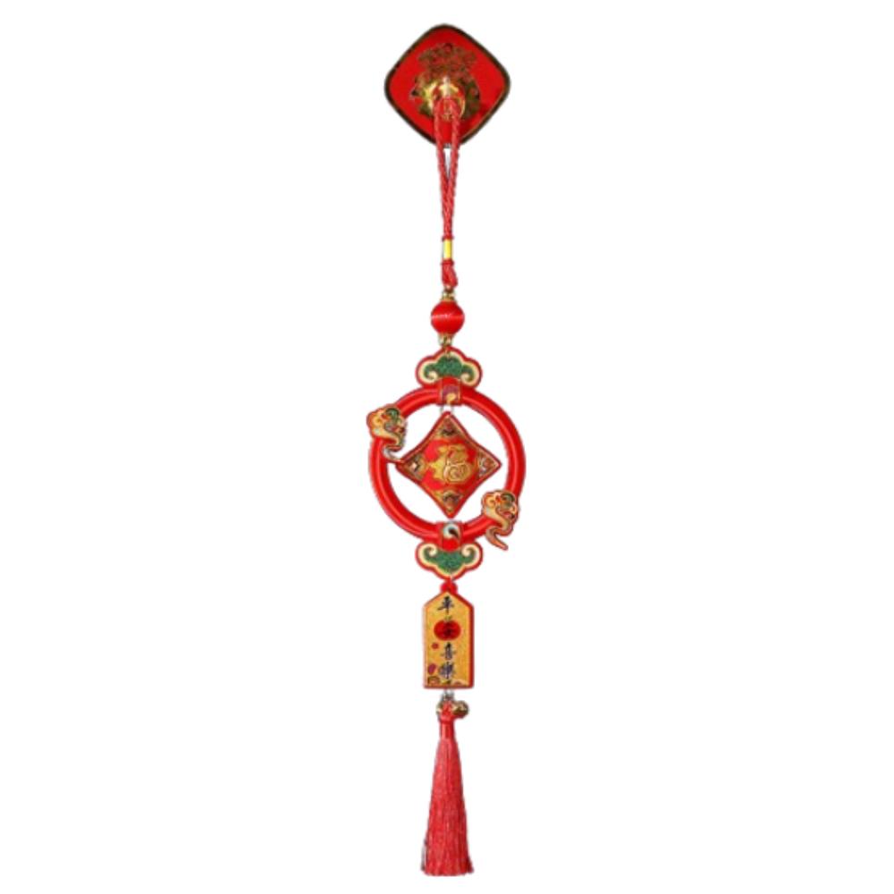 Traditional Chinese Fu Character Pendants Red Chinese Lucky Ornament  New Year Decoration Style 3