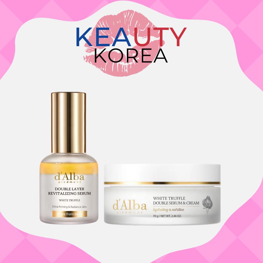 d'Alba White Truffle Double Serum & Cream 70g + Double Layer Revitalizing Serum 30ml