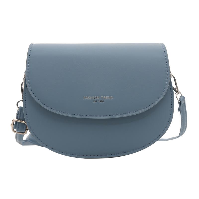 

Сумка під сідло жіноча сумка сумка 2024 нова модна дівчина весна простий модний тренд іноземний стиль сумка через плече жіноча синій