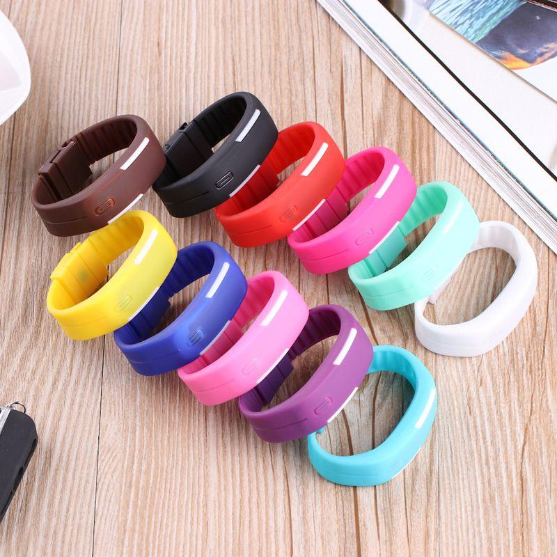 Cheap Digital Fashion Adult Kids LED Watches Electronics Sports