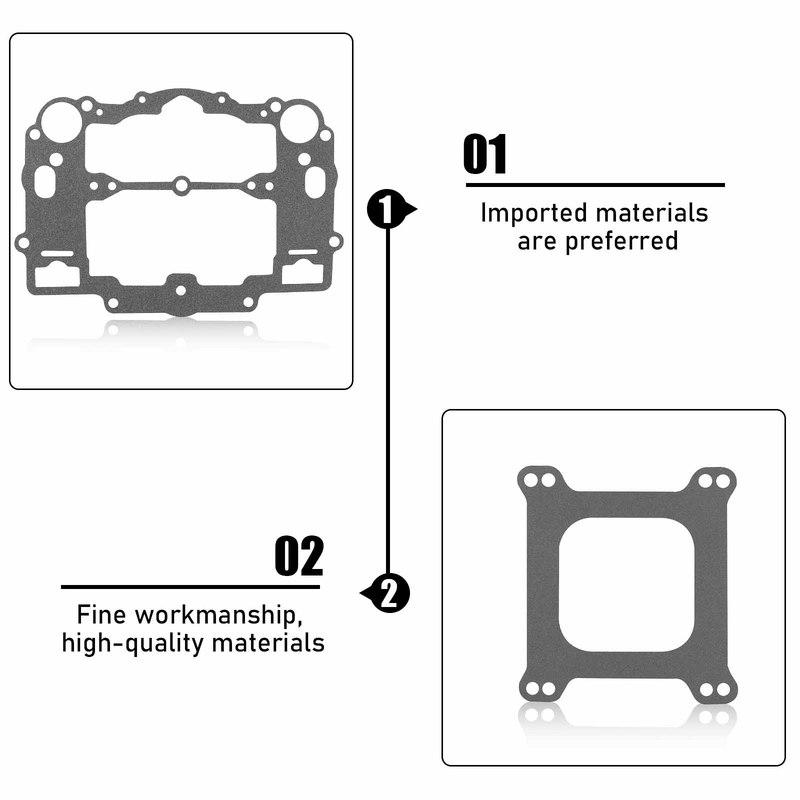 Carburetor Rebuild Kit Edelbrock 1400 1404 1405 1406 1407 1409 1411 1477 Automotive 500 600 650 700 750 800 CFM Weber Marine