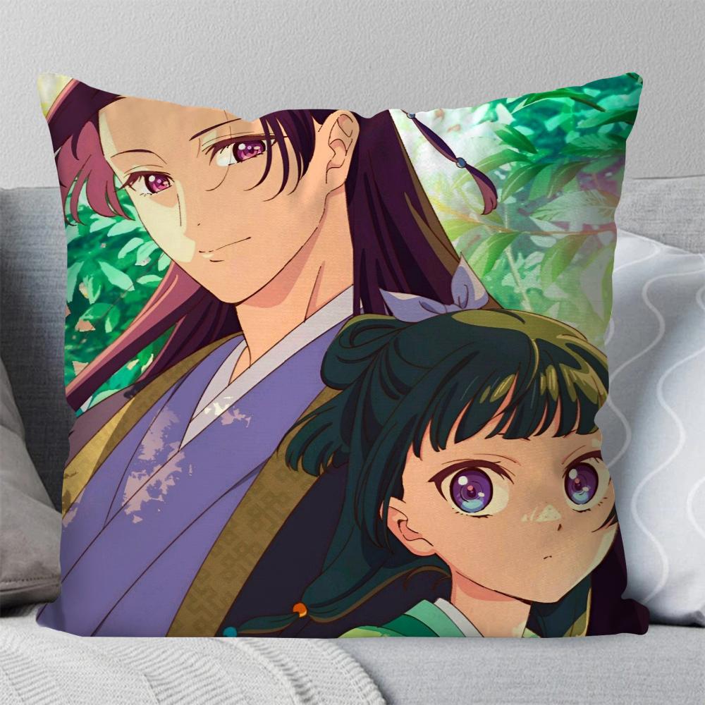 Die Tagebücher der Apothekerin Animations-Kissenbezug Quadratisches Kissen Schlafzimmer Sofa Freizeit Komfort Kissen Wohnzimmer Heimdekoration 40X40