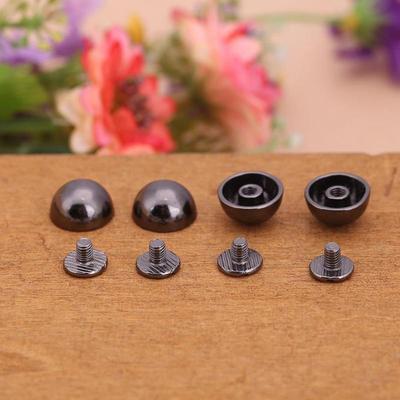 8/10/12/16/20mm DIY Clothes/Bag/Shoes Metal Nail Leather Craft Mushroom Dome Round Head Screws Solid Nail Bolt Strap Rivets