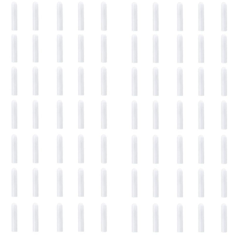 

100 шт. резиновые крышки для посудомойки гибкие торцевые крышки крышки наконечников крышки наконечников корзин для ремонта L белый