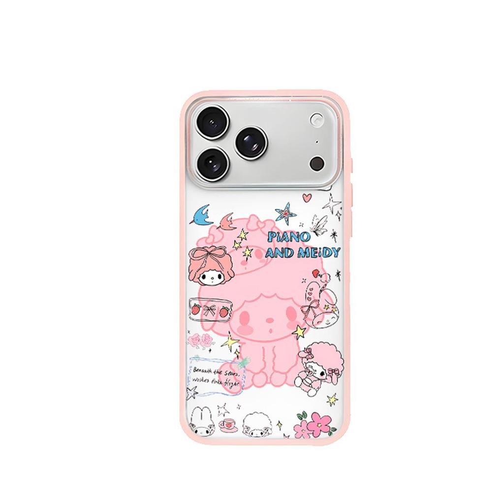 Influencer Melody Frosted Skin Feel Drop Protection Phone Case for Apple PROMAX 17/16/15/14/13.