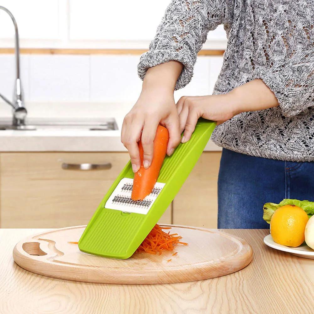 Multifunctional vegetable cutter Stainless Steel Vegetable with 3 Blades Slicer Cutter for Potato Carrot TLY046
