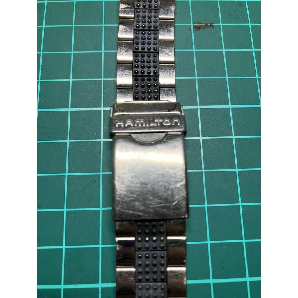 Used Working item Hamilton Khaki Action 6309 Quartz Genuine Bracelet (with translation)