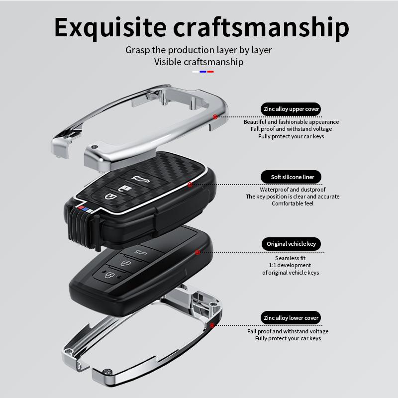 Auto Zinc Alloy Key Fob Cover Mount Chain Toyota Alphard Vellfire 2012 Previa Auto Key Fob Case Interior Accessories Auto Accessories
