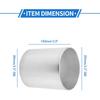 89mm/3.5"OD Straight 6061 Aluminum Alloy Tube Intercooler Surface Polishing Air Intake Connection Hose Double Flat Head 100mm 3.9"(L) 1mm 0.04"(T)