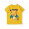 Potdemiel  New Summer Style Pure Cotton Childrens TShirts Pikachu Print Unisex Size Comfortable and Breathable