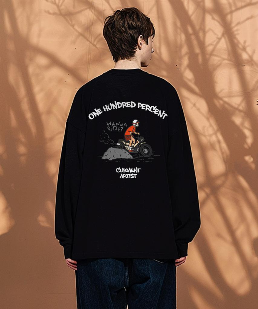 OHP Ohp X Cubment Bwannaride No.2 Crew Neck Long Sleeve T-Shirt