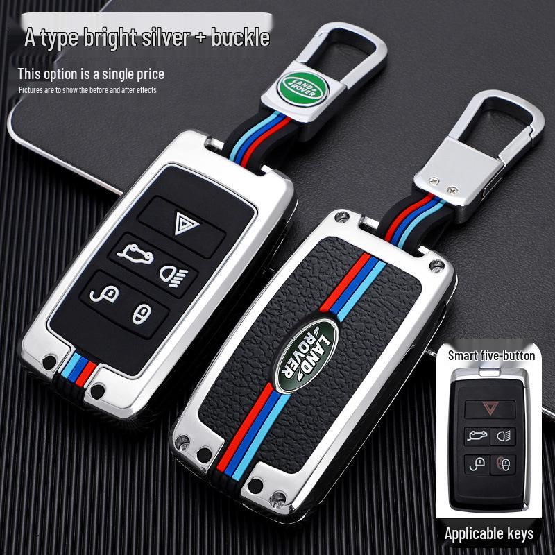 Compatible Key Case for Land Rover Range Rover, Discovery Sport, Velar, Defender, Freelander, Aurora