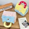 Kawaii Cute Cabin Makeup Bag House-shaped Toiletry Bag Portable Handheld Cosmetic Case  Ladies