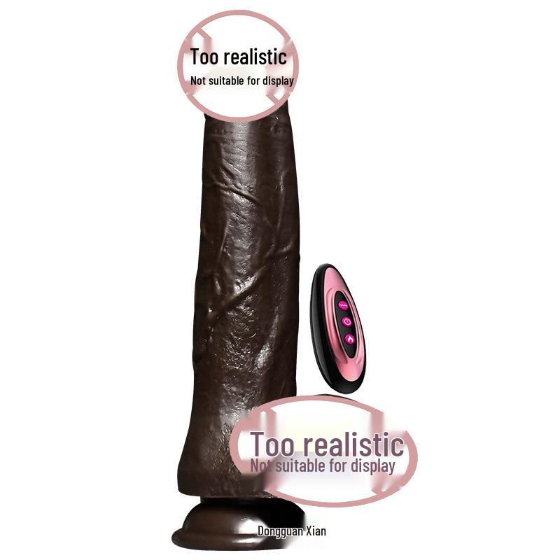 Realistic Telescopic Vibrating Dildo for Women - Adult Sex Toy