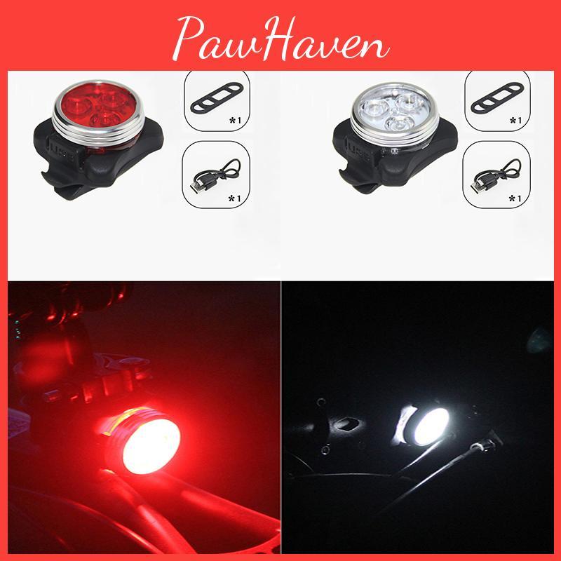 Kompaktowa i wytrzymała lampka przednia do roweru z akumulatorami ładowanymi przez USB