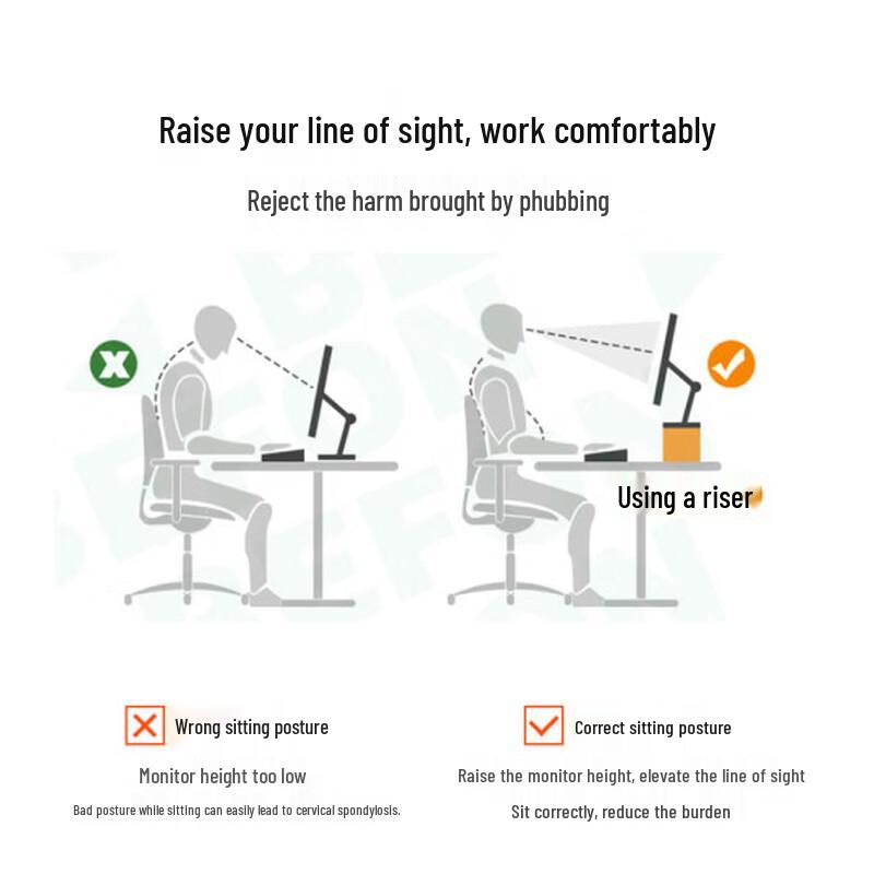 Beifang Monitor Riser & Desk Organizer