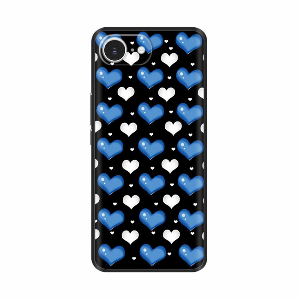 Soft TPU Black Silicon Phone Case For iPhone 16E iPhone16E SE 2025 SE4 5G Painted Shockproof Shell Cover Cases Bumper Funda Capa