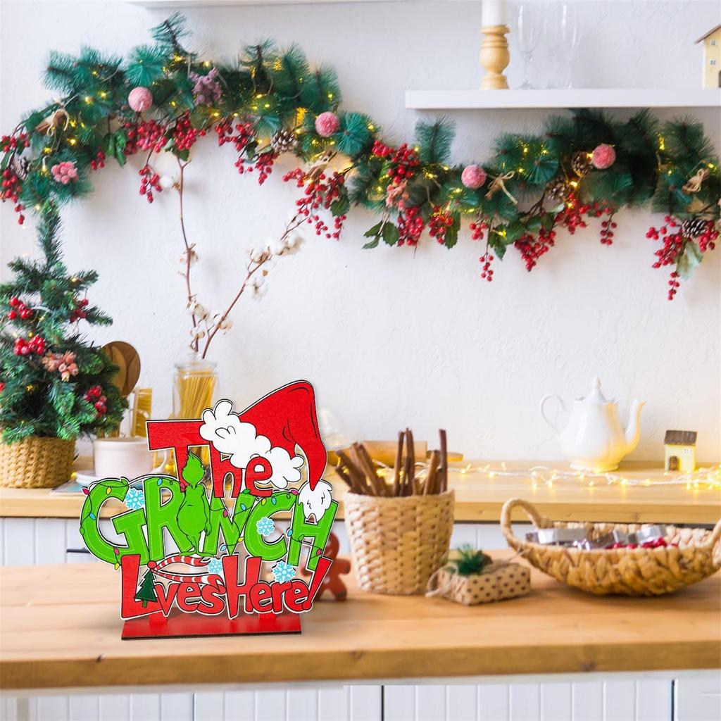 Wooden Christmas Door Decorations, Ornaments, Welcome Signs And Christmas Tree Decorations