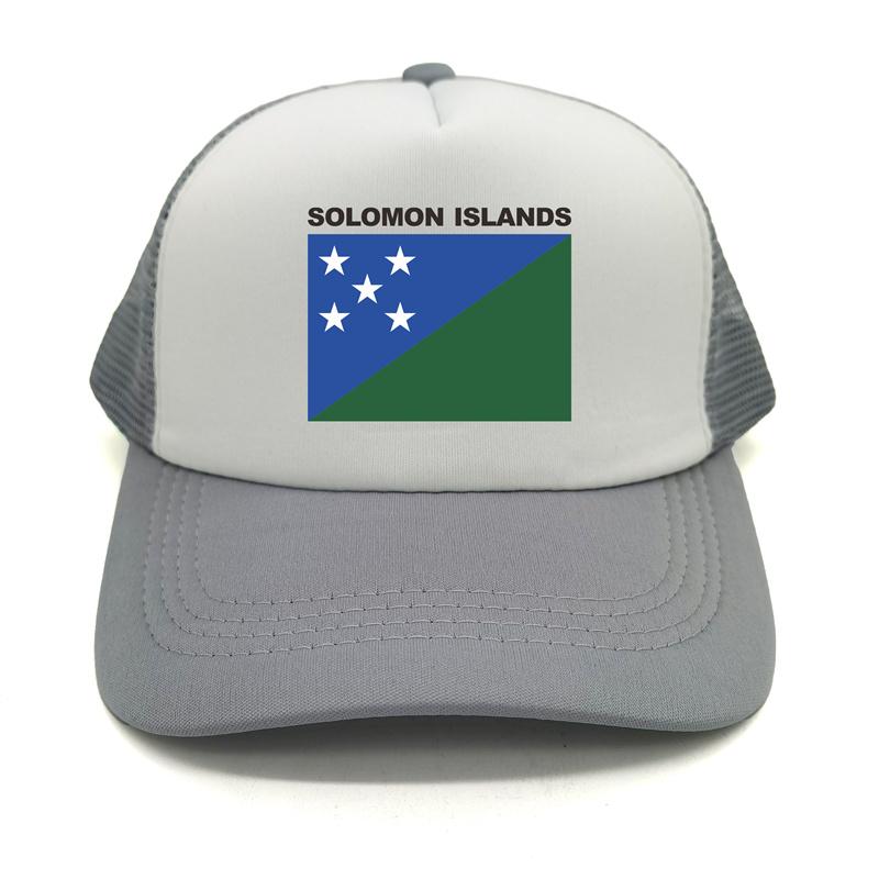 Șapcă de camioner din Insulele Solomon Pălărie de vară unisex cu drapel de țară rece Șepci de baseball Șepci de plasă unisex în aer liber