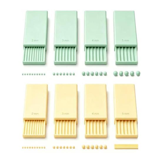 3D Printed Clay Tool 4Pcs/Set Gel Ball Makers, Polymer Rollers, 2mm 3mm 4mm 5mm Crafting Equipment Sphere Shaper Nail Art Bead Rollers for Flowers,
