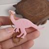 Mini Dinosaur Silicone Mold for DIY Keychain Jewelry Making Super Glossy Epoxy Mould Handmade Resin Keychain Mold