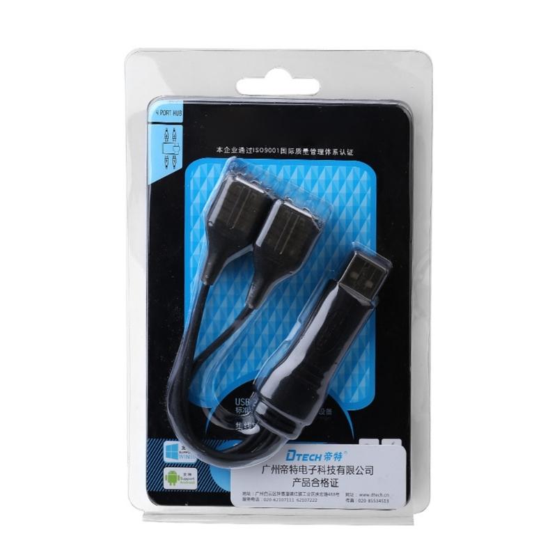 4 in 1 USB Y Splitter Cable USB Power Splitter Cable USB2.0 Male to 4 USB Female Splitter Cable Charging Data Transfer