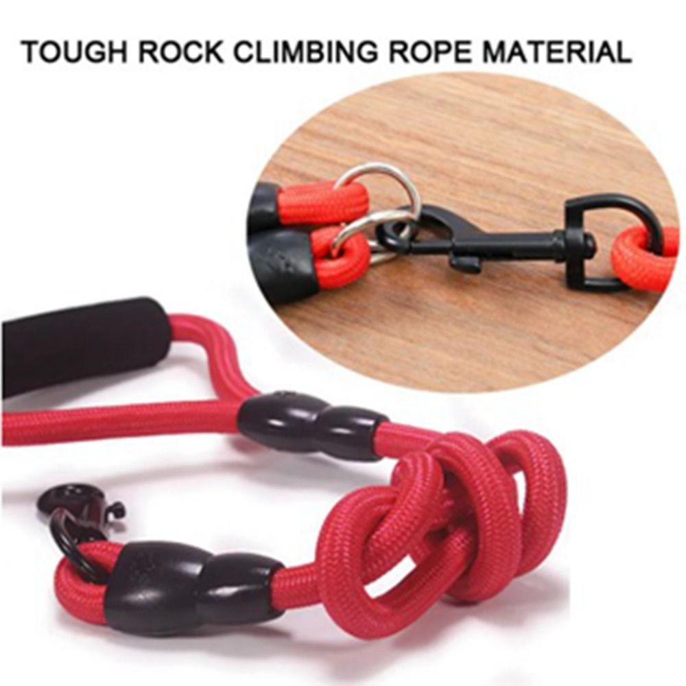 With Foam Handle 2/3/4 Way Pet Leash Nylon Dogs  Traction Rope Two Heads Dogs Leash  Outdoor