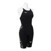 MIZUNO NEO SL Half Black x Size FINA Swimming Women's GX-SONIC Suit, N2MG2205, Neolime, XL, (International Federation) Approved.