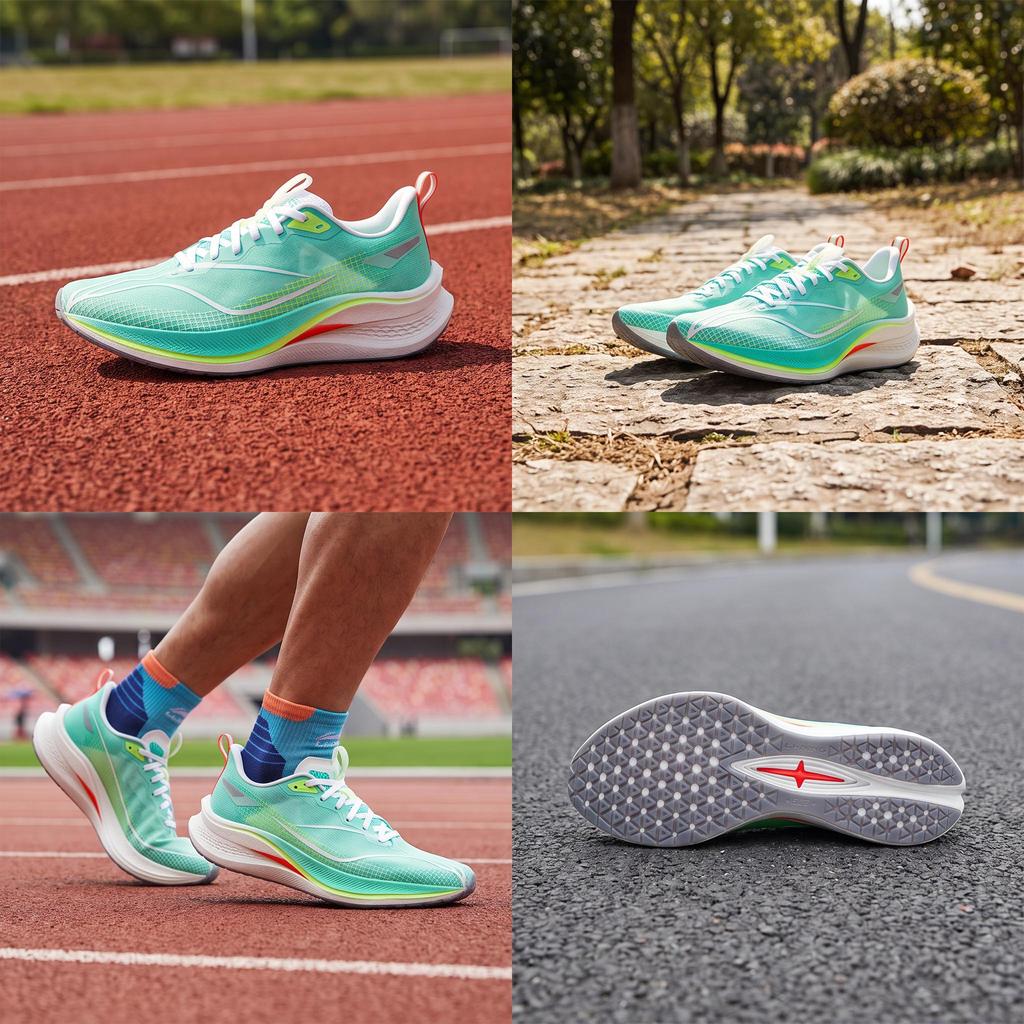 Li Ning Red Rabbit 7 Pro High Resilience Lightweight Breathable Professional Racing Shock Absorption Non-Slip Low-Top Running Shoes ARPU001-12