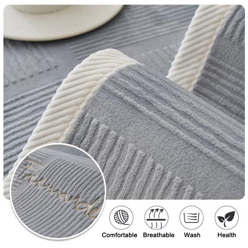 Thicken Plush Sofa Cushion Mat Non Slip Modern Simplicity Sofa Towel Home Couch Winter Milk Plush Sofa Cover For Living Room