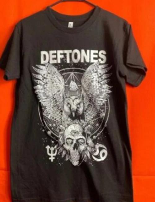 Deftones Сова и Череп Винтажная Унисекс Футболка S