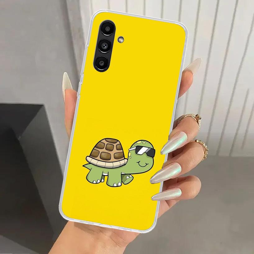 Cartoon Sea Turtle Tortoise Phone Case for Samsung Galaxy A17 A16 A37 A26 A36 A57 A56 A15 A25 A35 A55 A14 A24 A34 A54 A13 A23 A3
