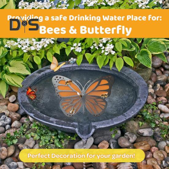 Bee Water Station Floating Pollinator Island Bee Drinking Station Honeycomb Design Floating Bee Island for Feeding Garden Wild Pollinators