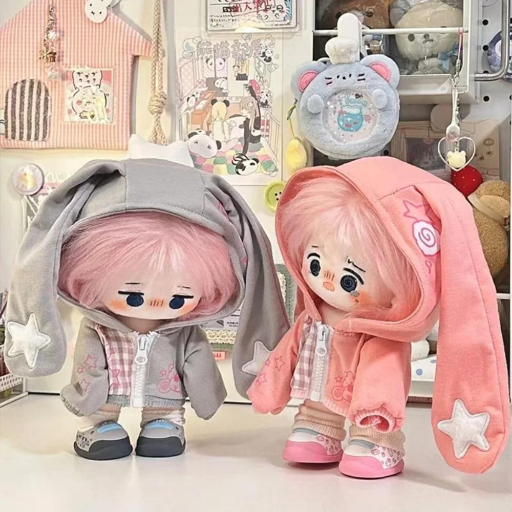 20cm Cotton Doll Clothes: Cute Adorable Long Ear Rabbit Pullover, Kpop Idol  Doll Fashion Outfit Doll Doll Accessorie Toys