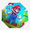 1pc Mario Adventure Automatic Open/close Folding Portable Cute Umbrella  with 8-Rib Structure for Women/Men, All-Season Use  A0901144