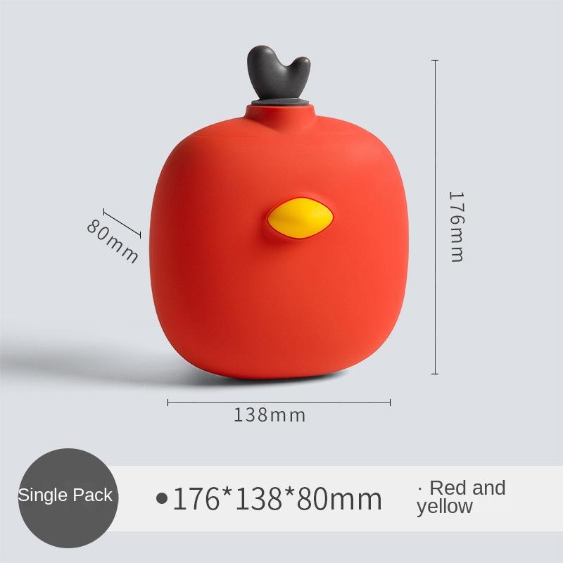 

Пищевой силикон Грелка для рук Взрывозащищенная Герметичная Грелка для горячей воды Креативная Защита от ожогов Детская красный