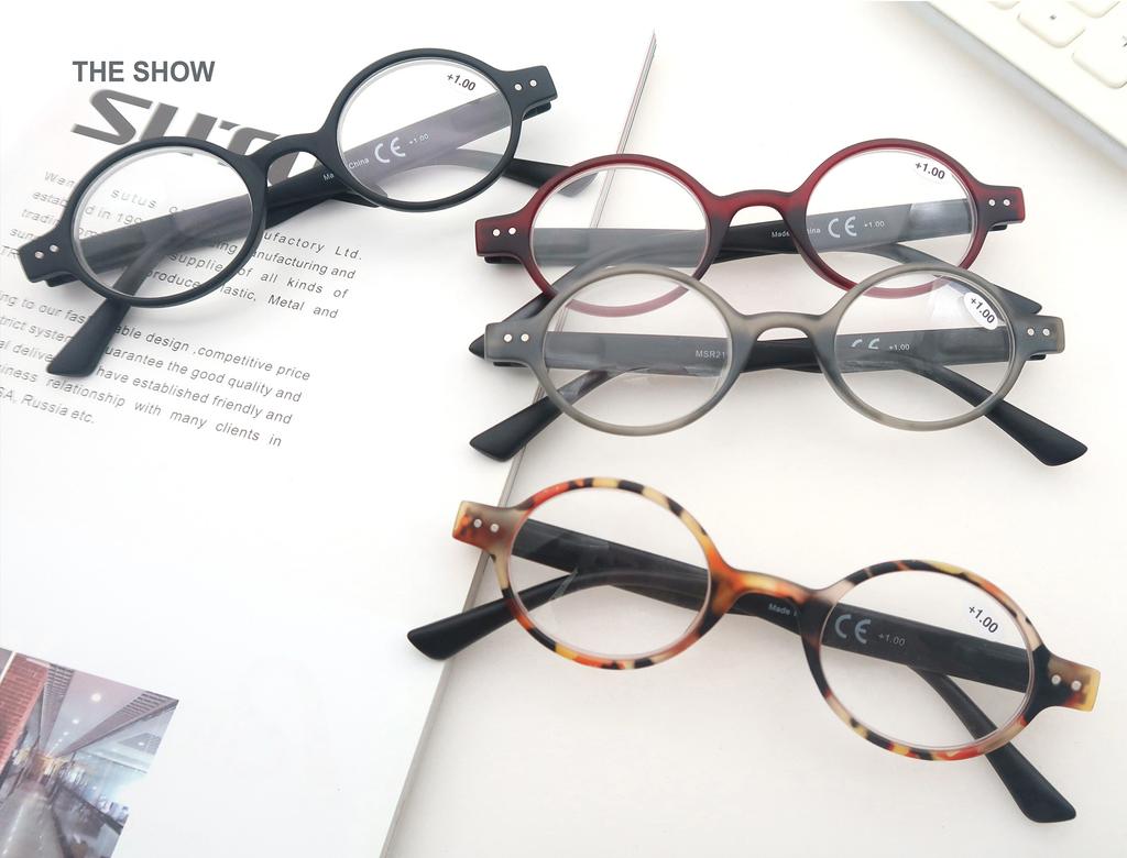 Klassische Antike Lesebrille Herren Damen Lesebrille Stilvoller Runder Rahmen Federgelenk Alterssichtigkeit Vergrößerungsverstärker