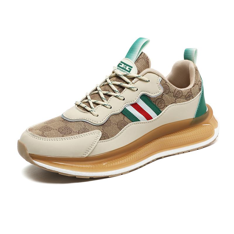 

Мужская обувь тренд, высокая, люкс, спортивная, повседневные кроссовки для бега, на толстой подошве с увеличением роста, ins парные папины кроссовки 45