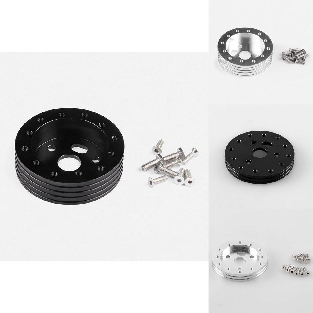 Premium Quality Universal Car Spacer 0.5"/1" Hub For 6 Hole Steering Wheel To 3 Hole Adapter