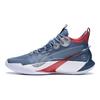 Li Ning SONIC 10 Ultra Abrasion Resistant Breathable Mid Top Basketball Shoes Men's Blue White Red ABAS145-7