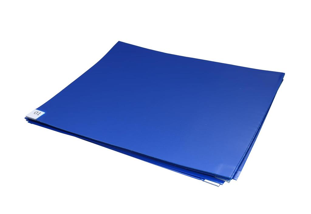 INTBUYING Adhesive Clean Mat Shoe Dust Cleaner Sheet Replacement High Adhesive 37x45cm Blue 30 Sheets Box of 10 Sheets Eligible Invoices Available