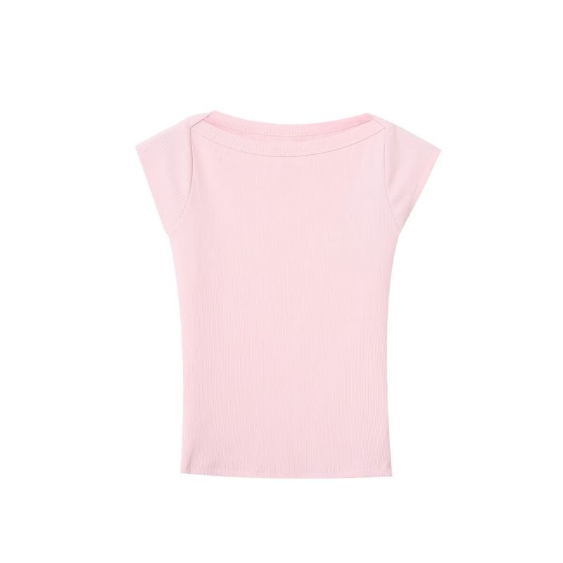 Jnleaog Spring New Arrival Women's Clothing Fashion Style French Fashion Design Basic Style Tops