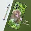 Cute Baby Monkey Animal Case For Xiaomi Redmi Note 12 11 10 9 Pro 12S 11S 10S 9S Back Cover For Redmi 12 9C 10C 12C