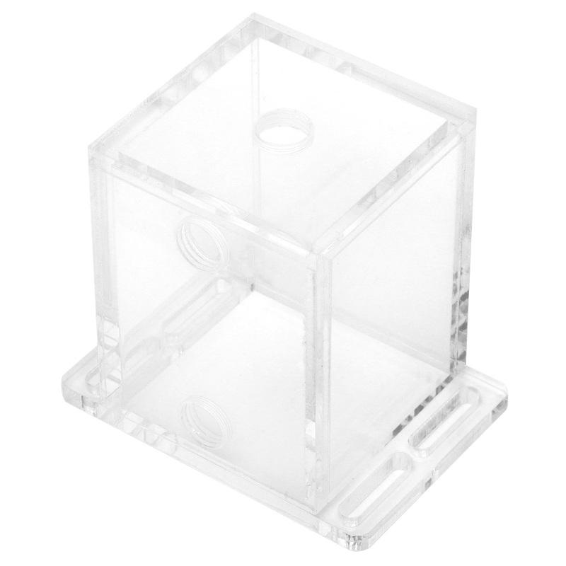 200ml Water Cooling Tank Transparent Acrylic Water Cooling Reservoir 3 Holes G1/4 Interface for Computer Water Cooler System