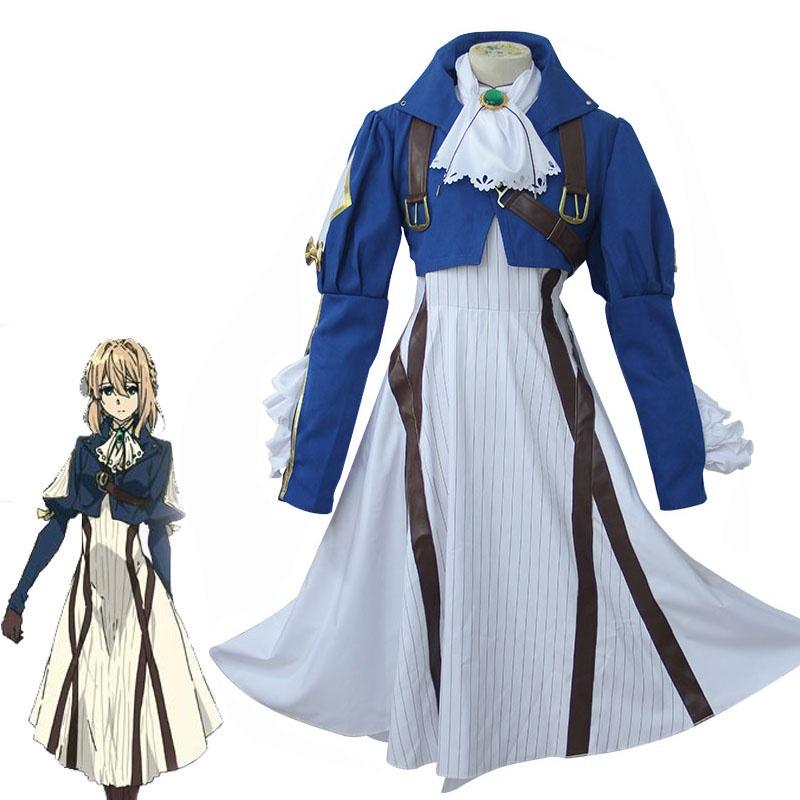 Cosplay Violet Evergarden Costume Auto Memories Doll Outfit Fancy Dress Set