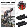 2 Pair Shoe Holder Cycle Brake Hoof Part Road Bike Brake Pads Shoes Rubber V Brake Blocks for DURA ACE ULTEGRA 105
